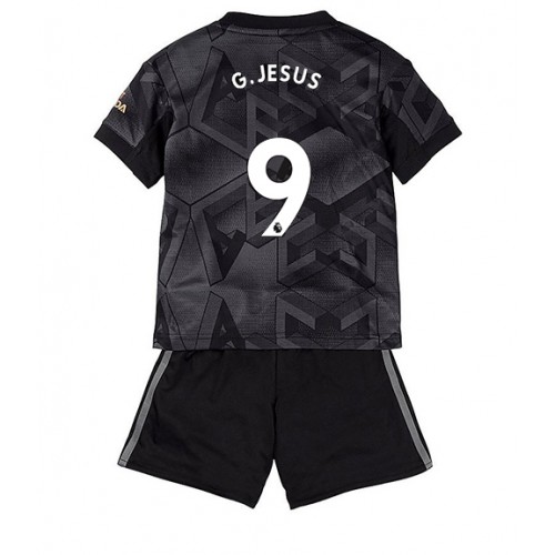 Dres Arsenal Gabriel Jesus #9 Gostujuci za djecu 2022-23 Kratak Rukav (+ kratke hlače)